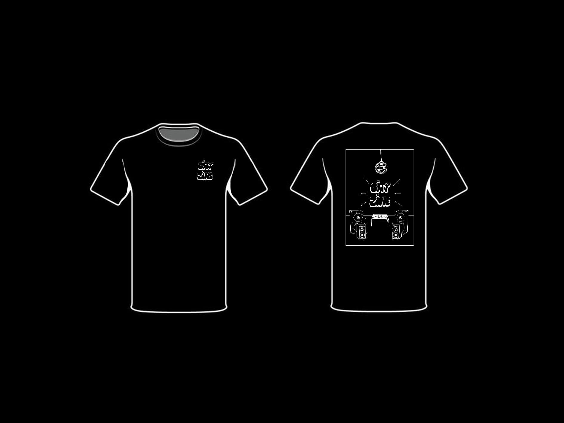 Speaker Tee — Black