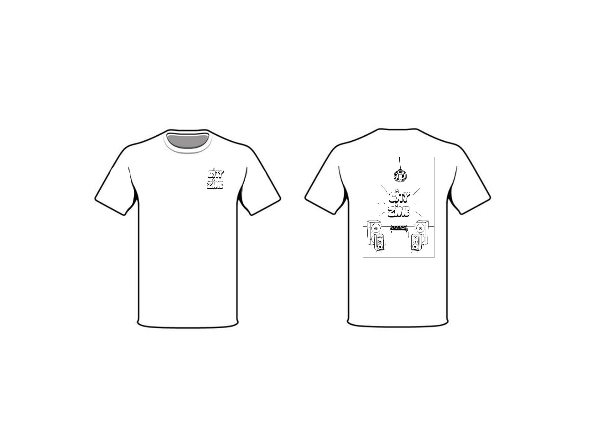 Speaker Tee — White